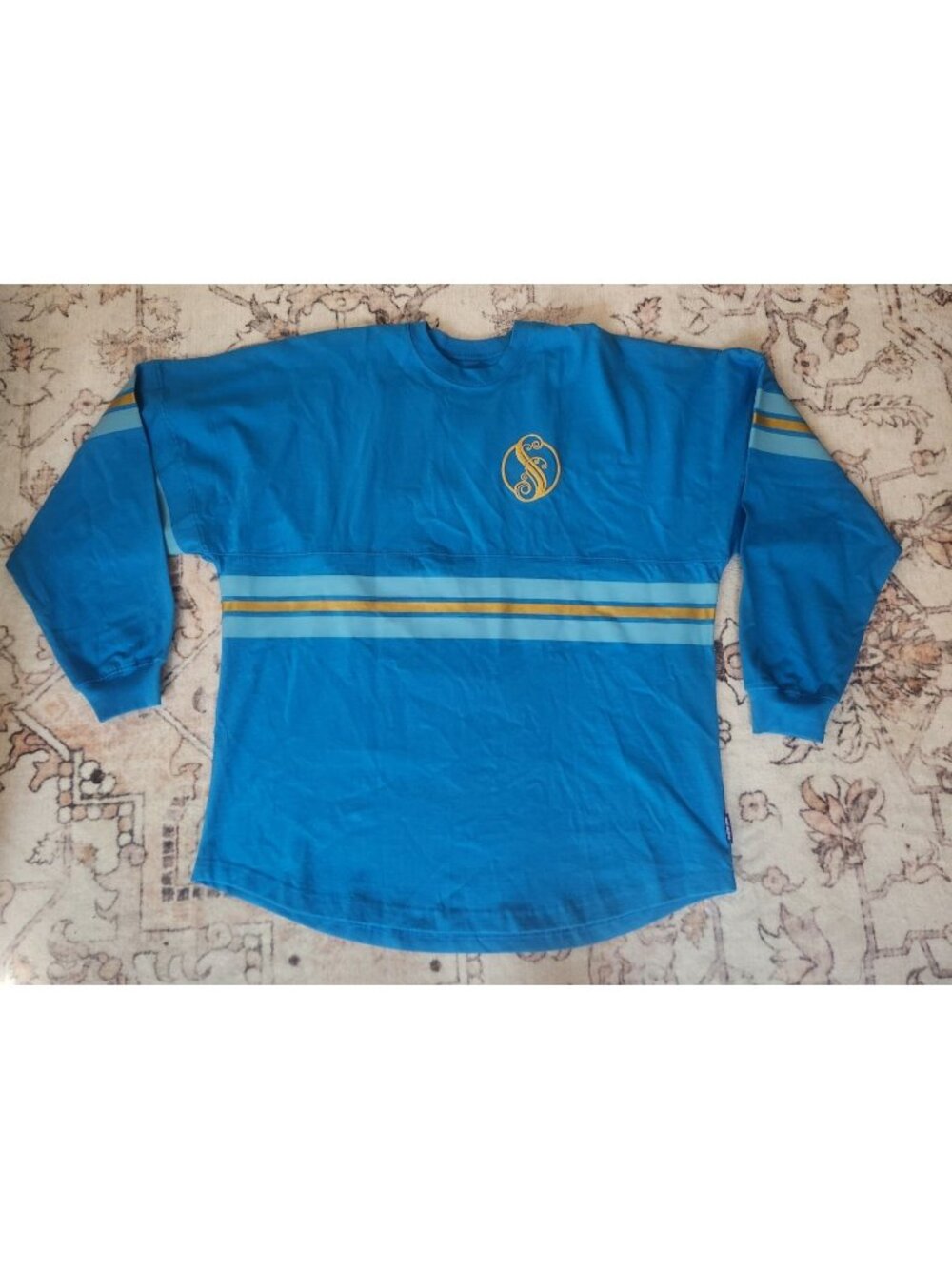 Wicked Universal Studio Men's Sz. L Blue & Gold Spirit Jersey